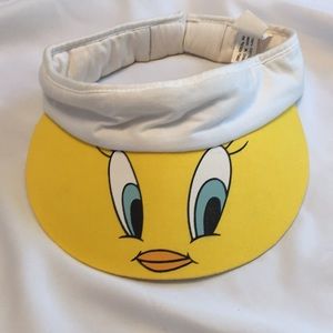 Vintage 1998 tweety visor nwot
